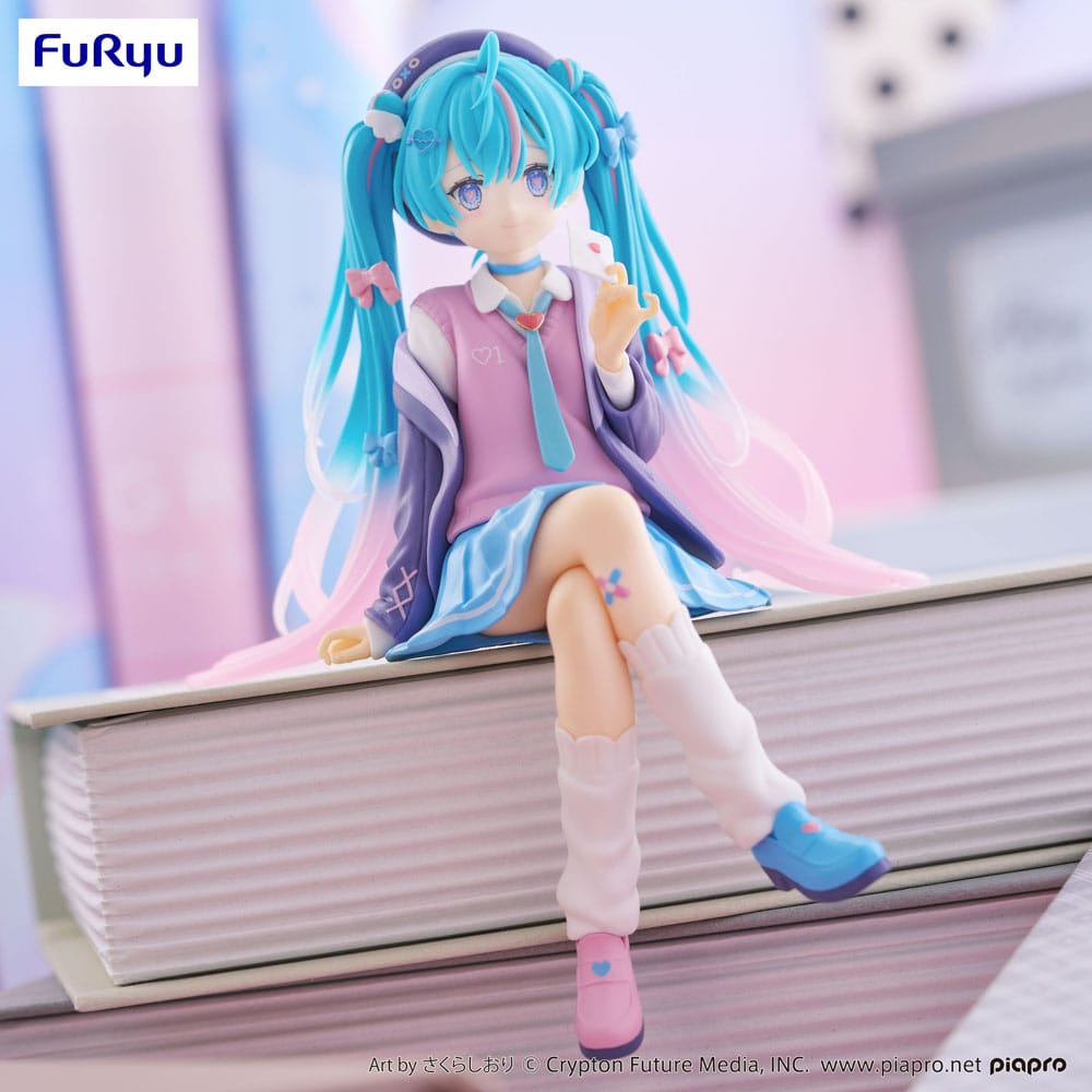 HATSUNE MIKU - Love Blazer Navy Color - Statue Noodle Stopper 14cm