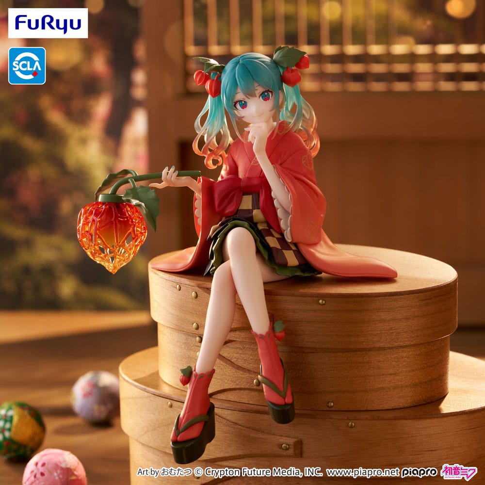 [PREORDER] HATSUNE MIKU - Flower Fairy Winter - Statue Noodle Stopper 15cm