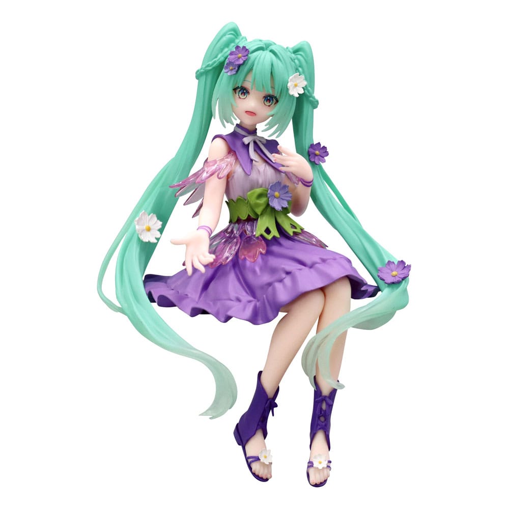 [PREORDER] HATSUNE MIKU - Flower Fairy Cosmos Purple - Statue Noodle Stopper14cm
