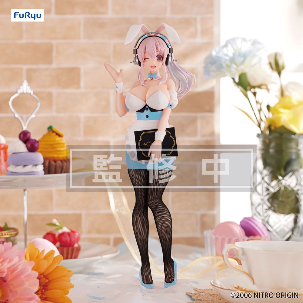 [PREORDER] SUPER SONICO - BiCute Bunnies Waitress Light Blue - Statue 28cm