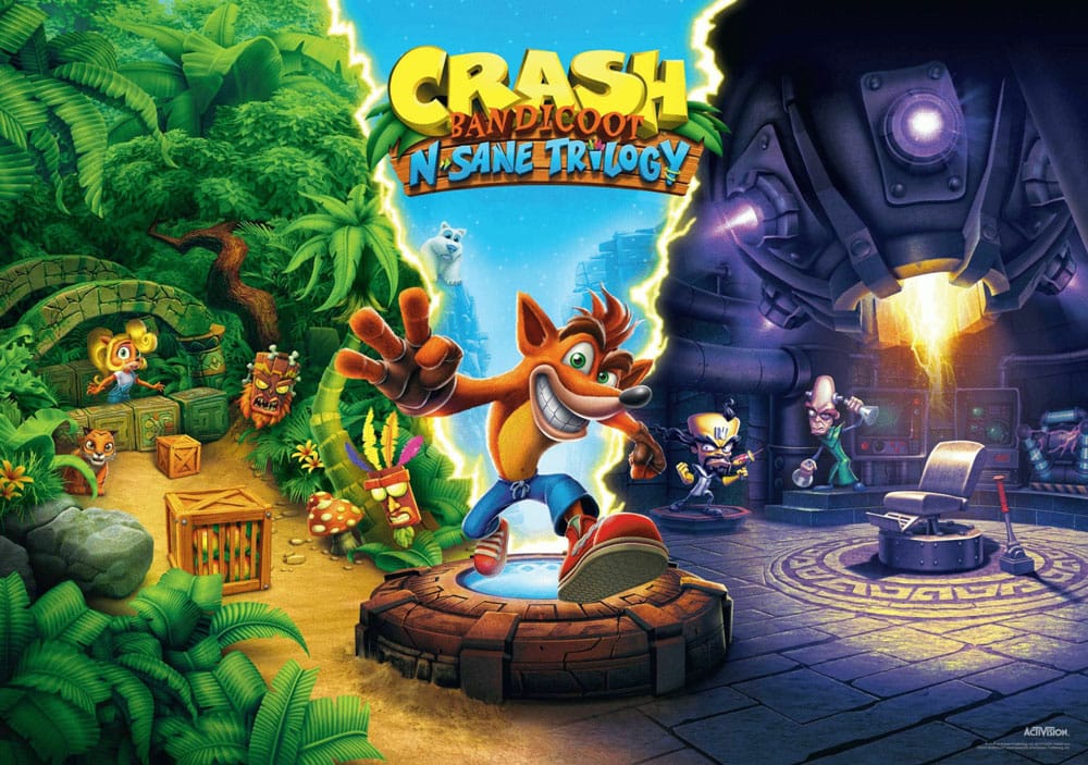 [PREORDER] Crash Bandicoot N Sane Puzzle Triology (1000 pieces)