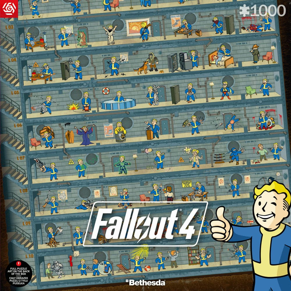 [PREORDER] Fallout 4 Puzzle Perk Poster (1000 pieces)
