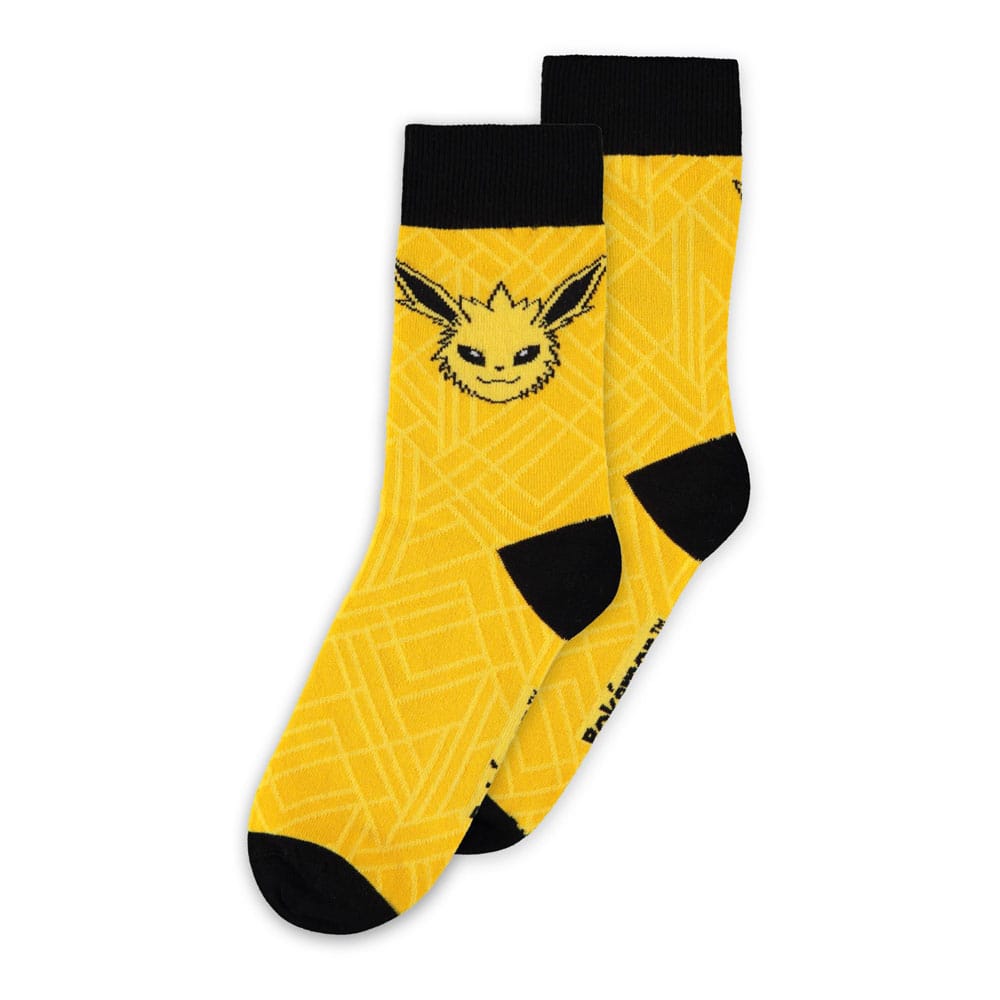 POKEMON - Eevee Evolution - Pack of 3 pairs of socks (T43-46)