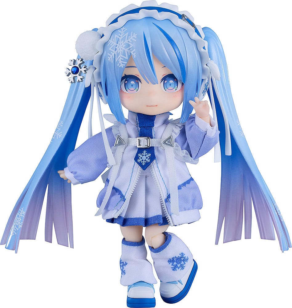 [PREORDER] Character Vocal Series 01: Hatsune Mik Nendoroid Doll Action Figure Snow Miku: Yukiiro Pop Ver. 14 cm