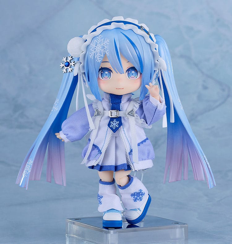 [PREORDER] Character Vocal Series 01: Hatsune Mik Nendoroid Doll Action Figure Snow Miku: Yukiiro Pop Ver. 14 cm