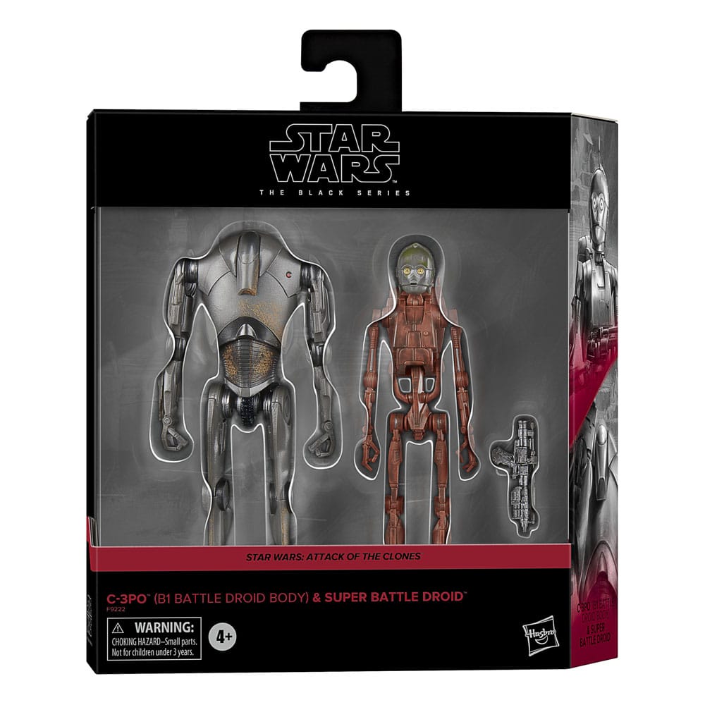 STAR WARS - C-3PO Battle Droid Body & Super Battle Droid - Black Serie