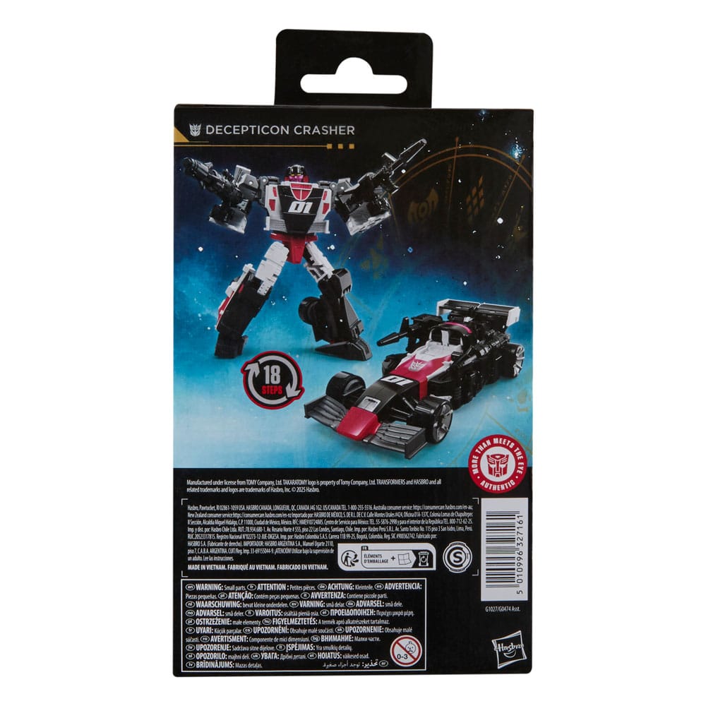 TRANSFORMERS - Decepticon Crasher -Figure Age of the Prime Deluxe 14cm