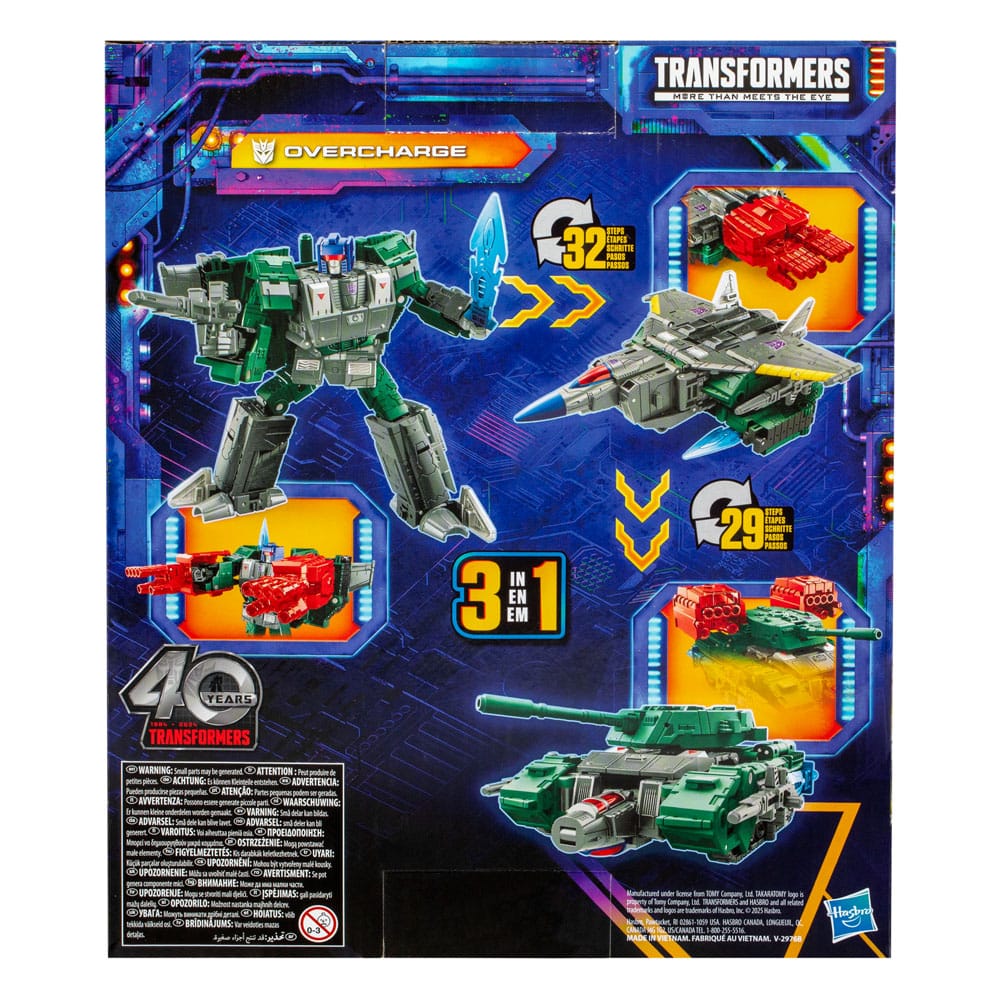 TRANSFORMERS GENERATION - Overcharge Leader - Action Figure