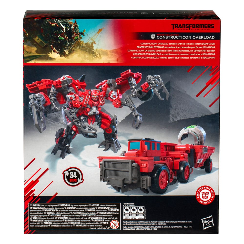 TRANSFORMERS - Construction Overload - Figure MTMTE Collection 21.5cm