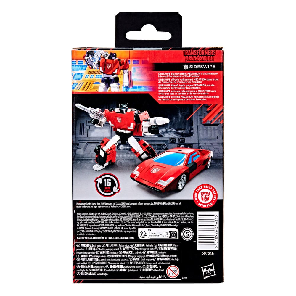 [PREORDER] TRANSFORMERS - Sideswipe - Figure Studio Series Devastation 11cm