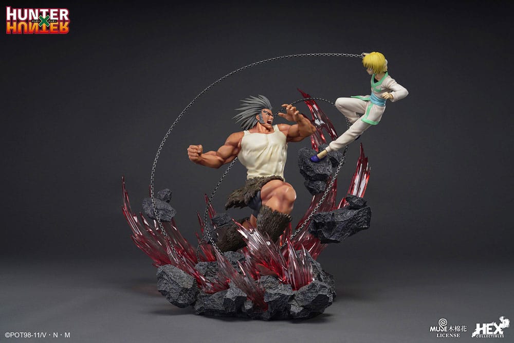 [PREORDER] Hunter x Hunter Elite Dynamic Statue 1/6 Kurapika Vs Uvogin 61 cm
