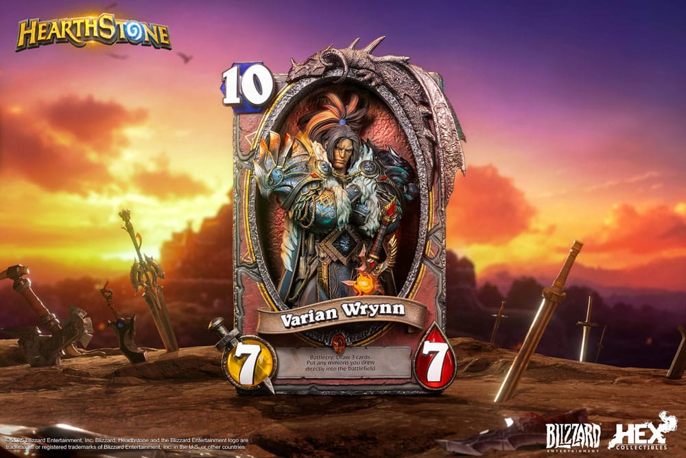 [PREORDER] Hearthstone 3D Art Frame Statue Varian Wrynn 31 cm