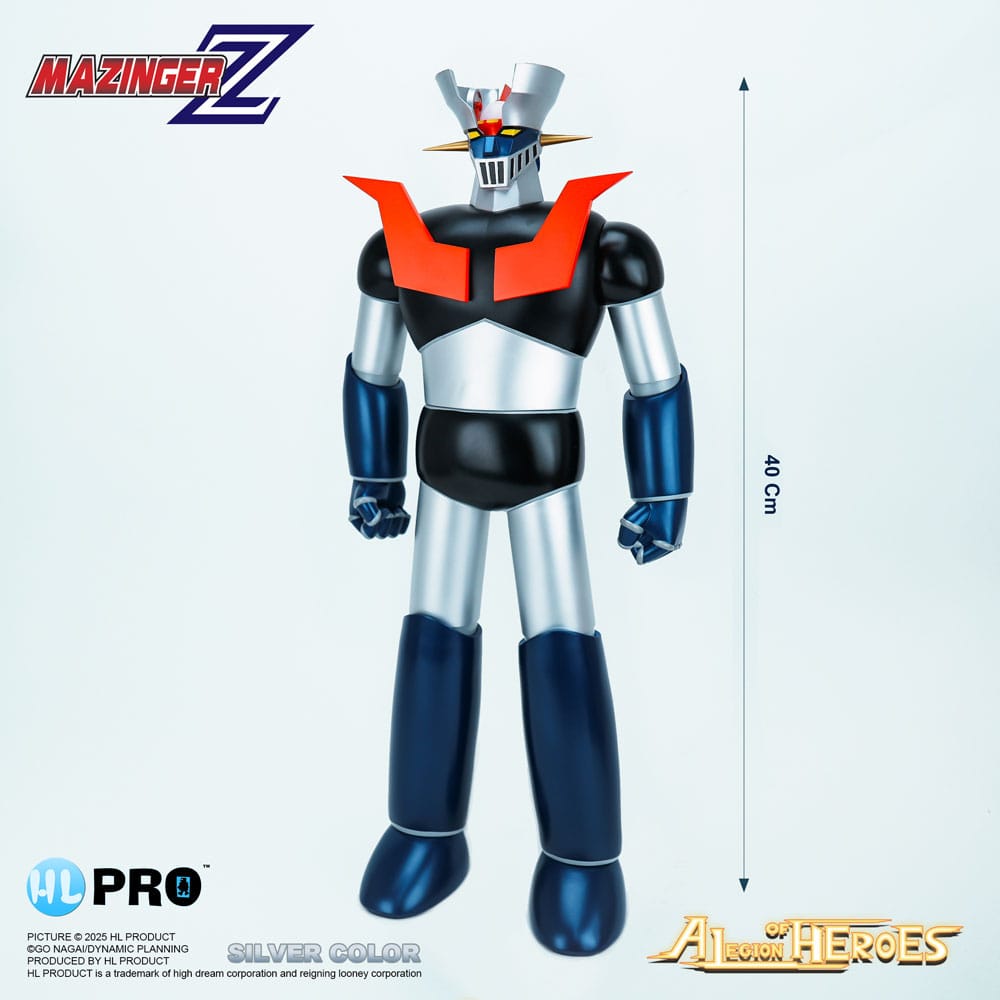[PREORDER] Mazinger Z Legion of Heroes Vinyl Figure Mazinger Z Silver Color 40 cm