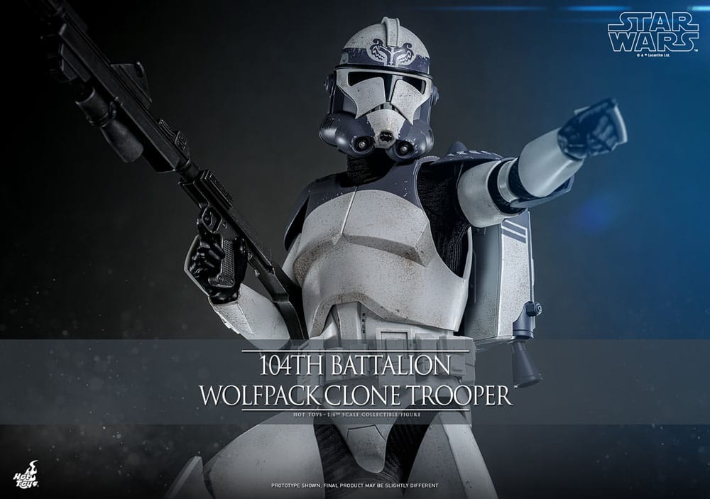 [PREORDER] Star Wars The Clone Wars Action Figure 1/6 104th Battalion Wolfpack Clone Trooper 30 cm