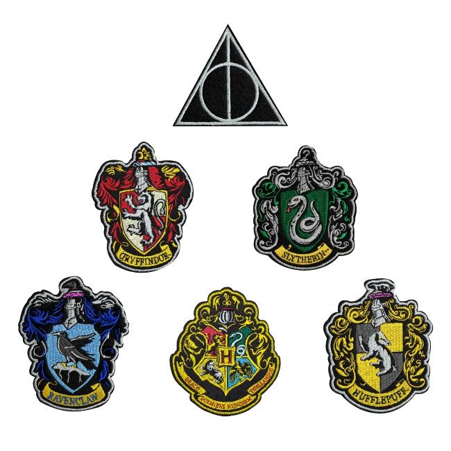 [PREORDER] Harry Potter Patches 6-Pack House Crests