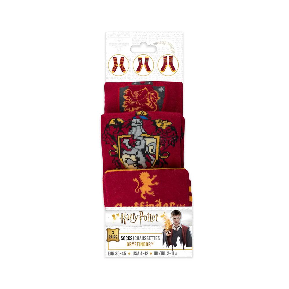 [PREORDER] Harry Potter Socks 3-Pack Gryffindor