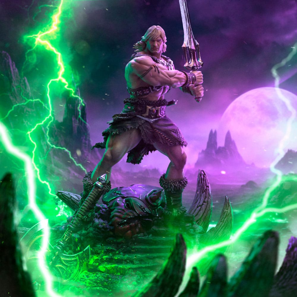 [PREORDER] Masters of the Universe Deluxe Art Scale Statue 1/10 He-Man Unleashed 34 cm