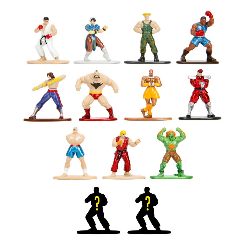 [PREORDER] Street Fighter Nano Metalfigs Diecast Mini Figures Display 6 cm (24)