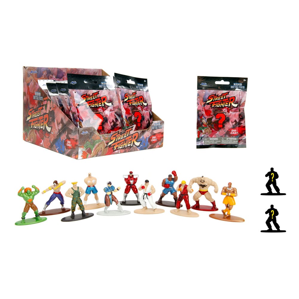 [PREORDER] Street Fighter Nano Metalfigs Diecast Mini Figures Display 6 cm (24)