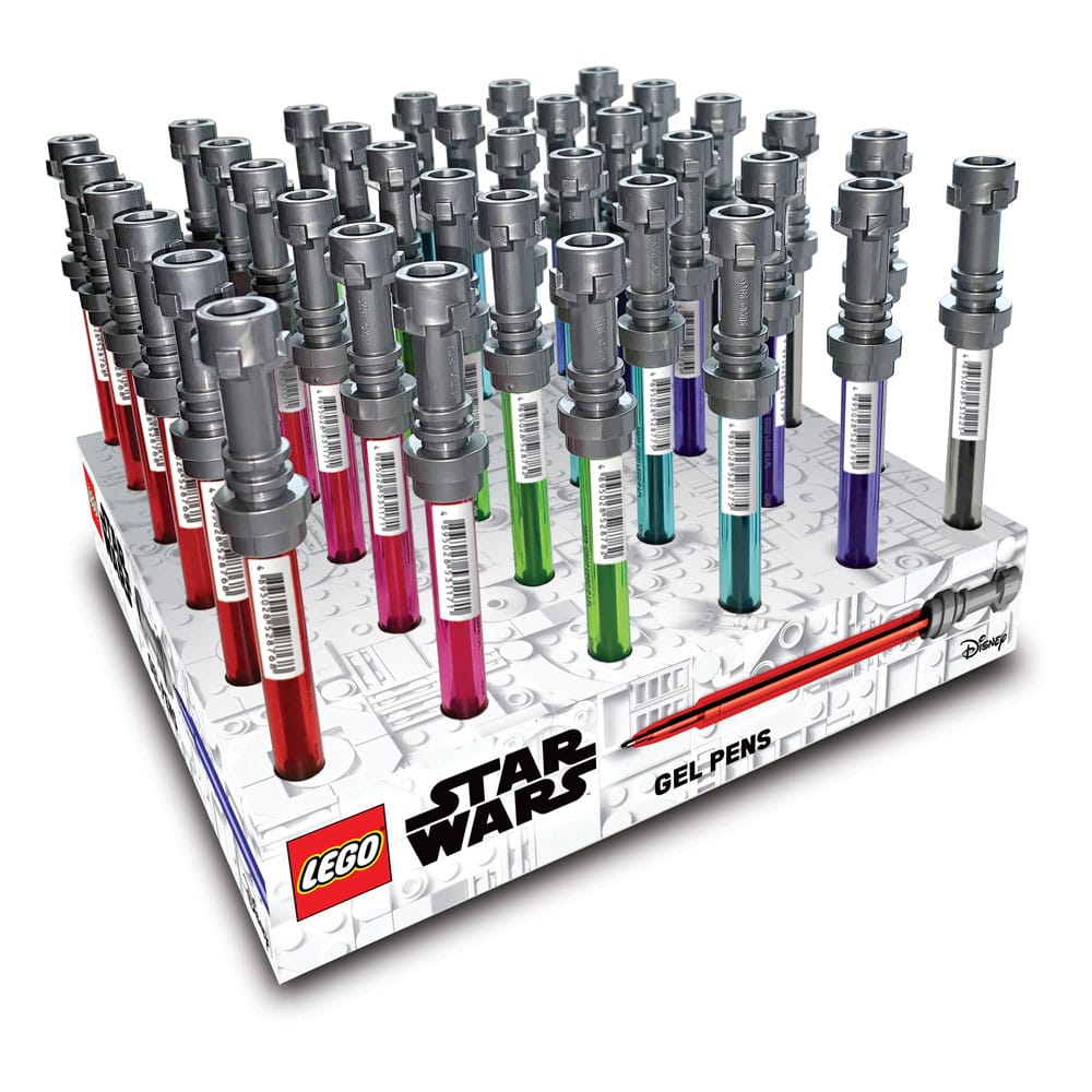 [PREORDER] LEGO Star Wars Gel Pens Lightsaber Display (36)