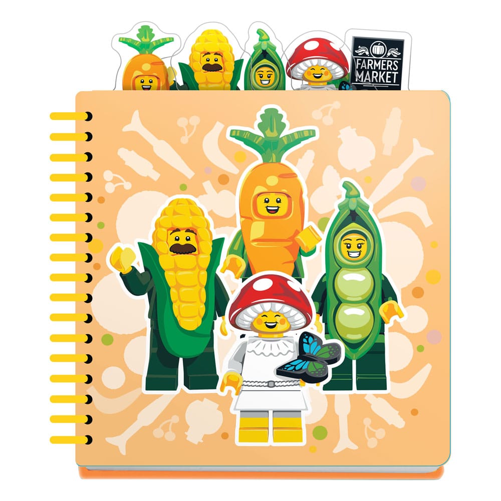 [PREORDER] LEGO Minifigures Tab-Notebook Farmers market