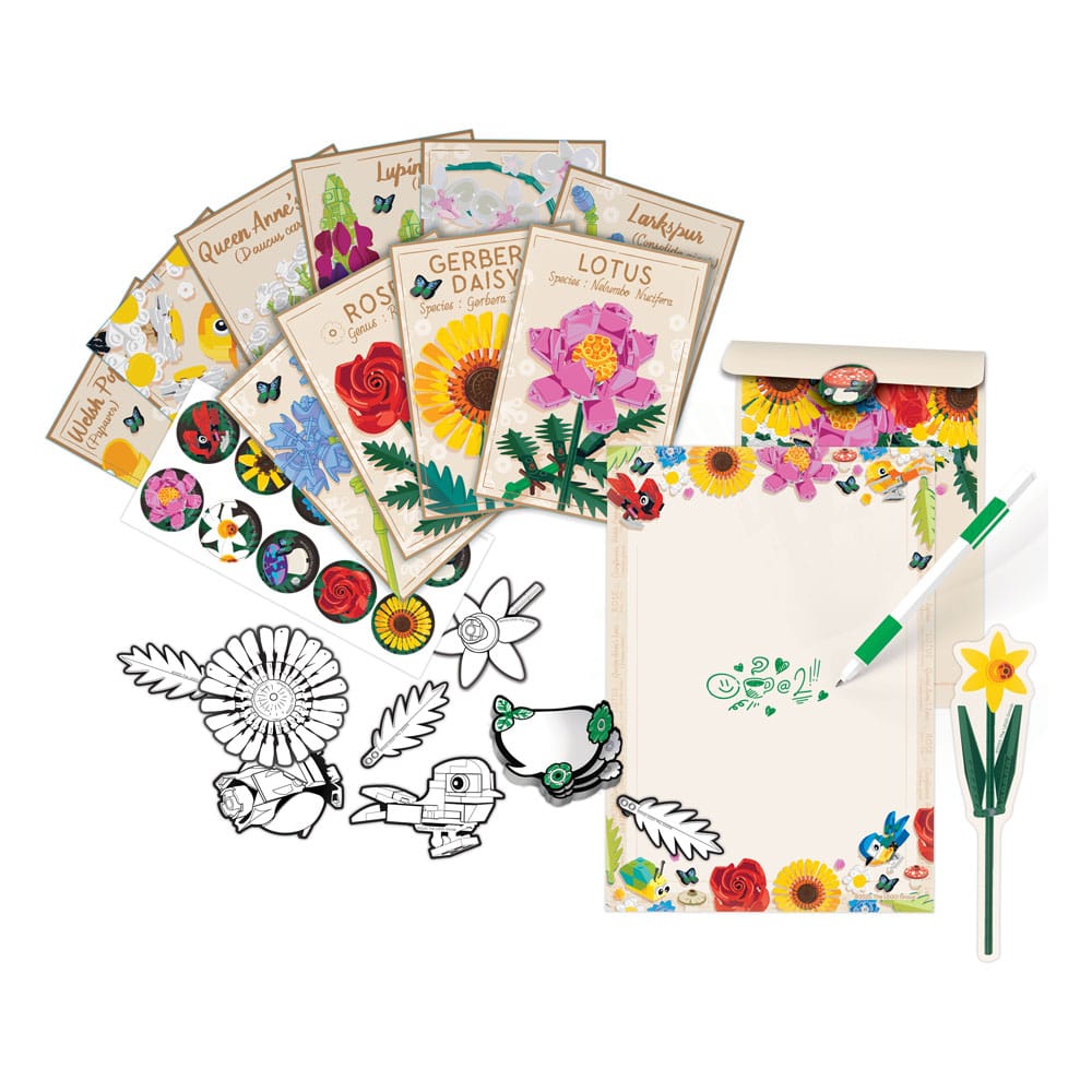 [PREORDER] LEGO Stationery Set Botanicals