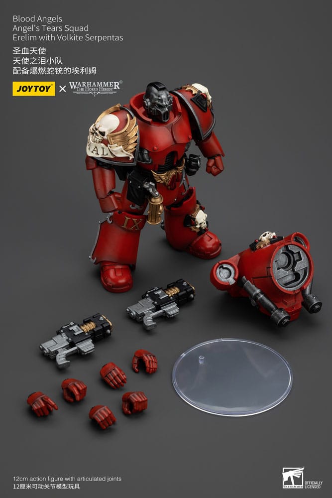 [PREORDER] Warhammer The Horus Heresy Action Figure 1/18 Blood Angels Angel's Tears SquadErelim with Volkite Serpentas 12 cm