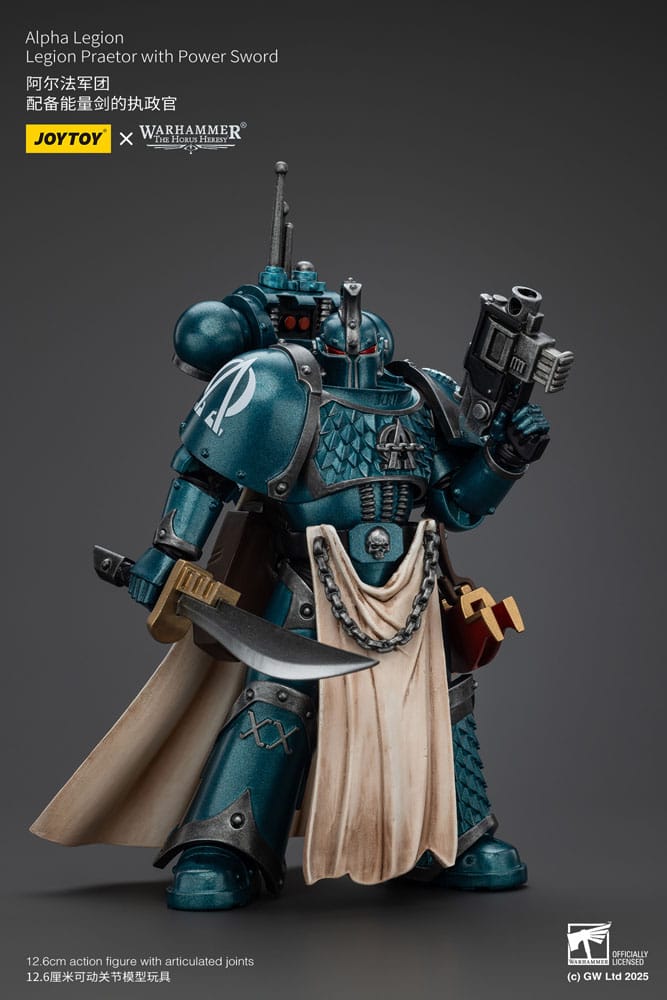 [PREORDER] Warhammer The Horus Heresy Action Figure Alpha Legion Praetor with Power Sword 20 cm