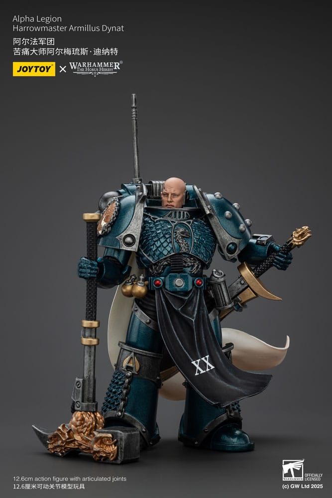 [PREORDER] Warhammer The Horus Heresy Action Figure Alpha Legion Harrowmaster Armillus Dynat 20 cm
