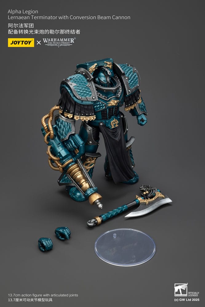 [PREORDER] Warhammer The Horus Heresy Action Figure Alpha Legion Lernaean Terminator with Conversion Beam Cannon 20 cm