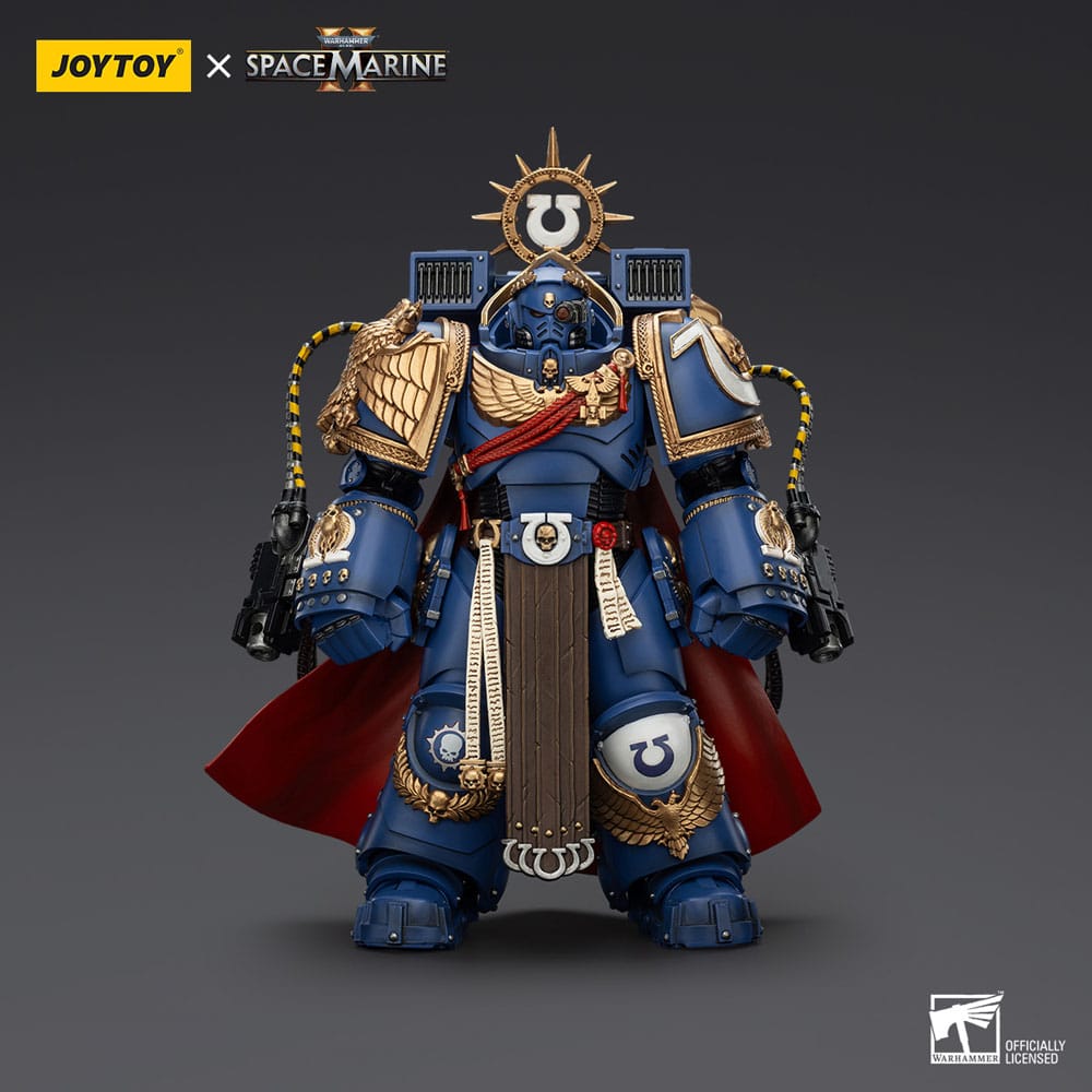 [PREORDER] Warhammer 40k Action Figure Ultramarines Marneus Calgar Chapter Master with MKX Gravis Armour and Gauntlets of Ultramar 20 cm