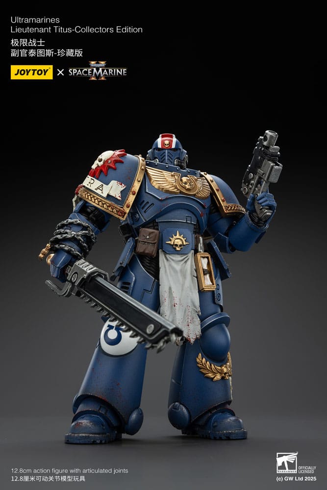 [PREORDER] Warhammer 40,000: Space Marine 2 Action Figure Ultramarines Lieutenant Titus Collectors Edition 13 cm