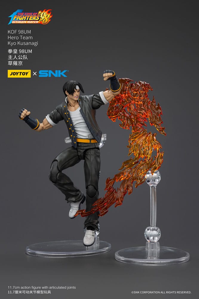[PREORDER] The King Of Fighters '98 Action Figure Hero Team Kyo Kusanagi 12 cm