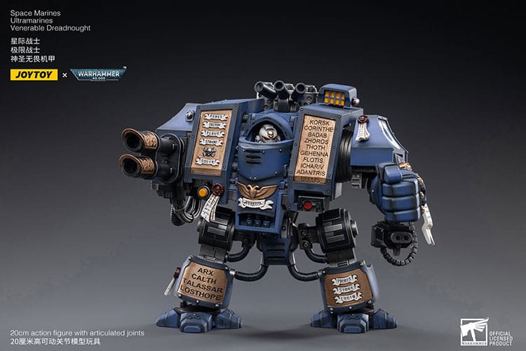 [PREORDER] Warhammer 40k Action Figure 1/18 Space Marines Ultramarines Venerable Dreadnought 19 cm