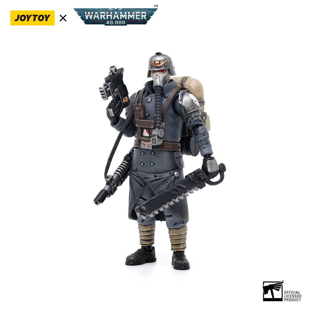 [PREORDER] Warhammer 40k Action Figure 1/18 Death Korps of Krieg Veteran Squad Sergeant 10 cm