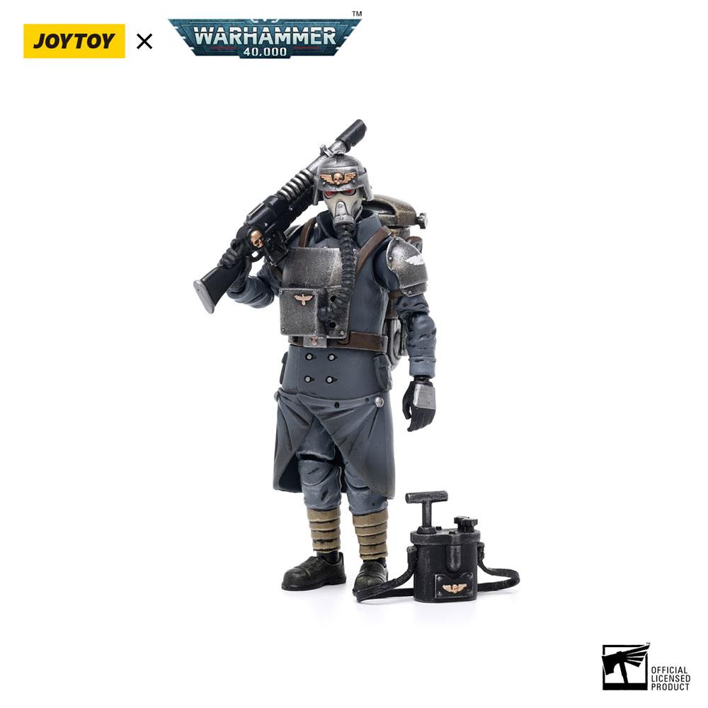 [PREORDER] Warhammer 40k Action Figure 1/18 Death Korps of Krieg Veteran Squad Guardsman Demolitions Specialist 10 cm