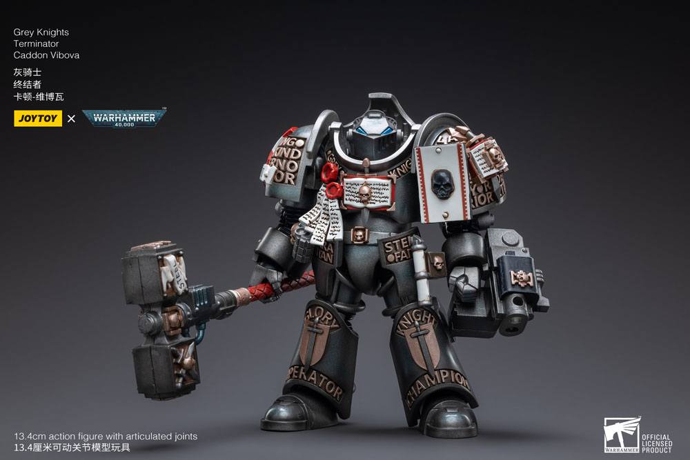 [PREORDER] Warhammer 40k Action Figure 1/18 Grey Knights Terminator Caddon Vibova 13 cm