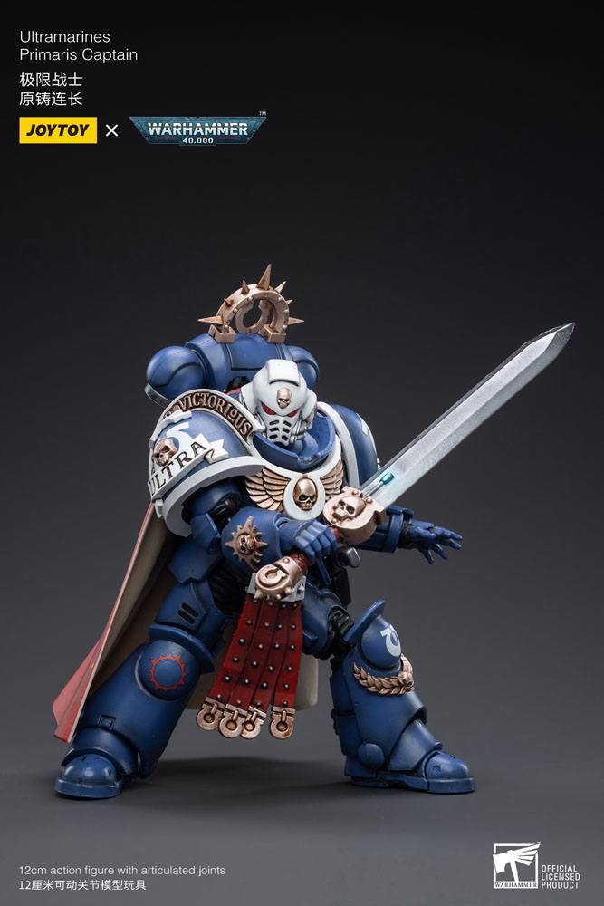 [PREORDER] Warhammer 40k Action Figure 1/18 Ultramarines Primaris Captain 12 cm