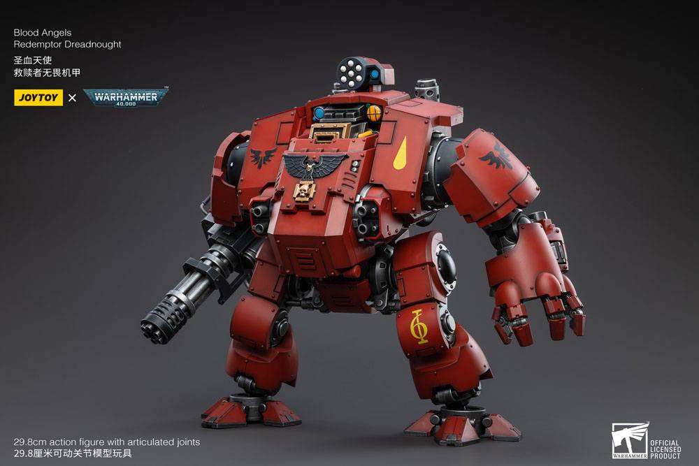 [PREORDER] Warhammer 40k Action Figure 1/18 Blood Angels Redemptor Dreadnought 30 cm