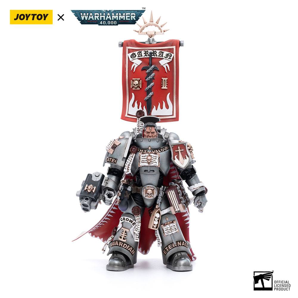 [PREORDER] Warhammer 40k Action Figure 1/18 Grey Knights Castellan Crowe 12 cm