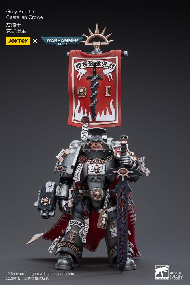 [PREORDER] Warhammer 40k Action Figure 1/18 Grey Knights Castellan Crowe 12 cm