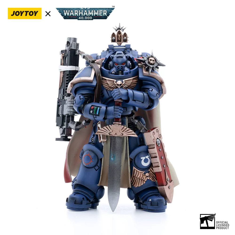[PREORDER] Warhammer 40k Action Figure 1/18 Ultramarines Captain with Master-Crafted Heavy Bolt Rifle 12 cm