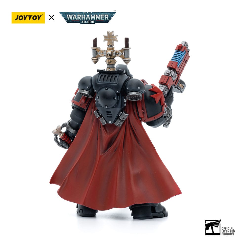 [PREORDER] Warhammer 40k Action Figure 1/18 Black Templars Sword Brethren Brother Lombast 12 cm