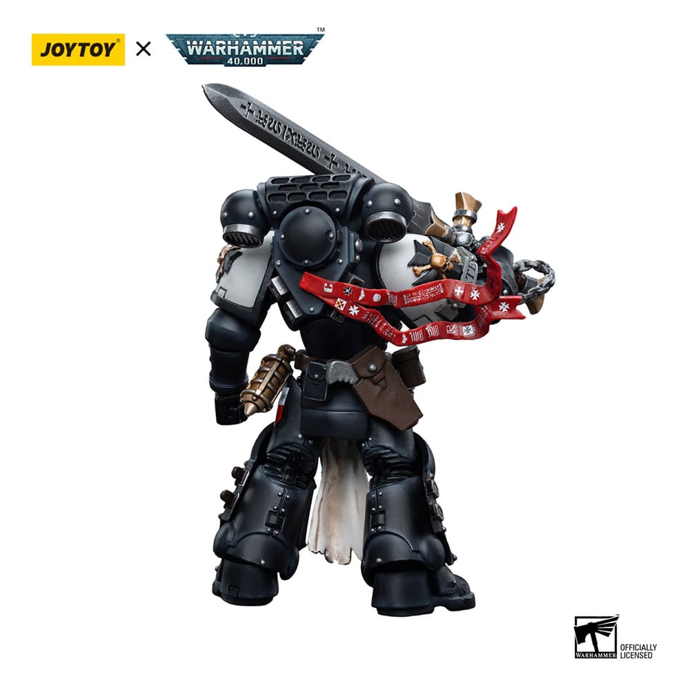 [PREORDER] Warhammer 40k Action Figure 1/18 Black Templars Emperor's Champion Bayard's Revenge 12 cm