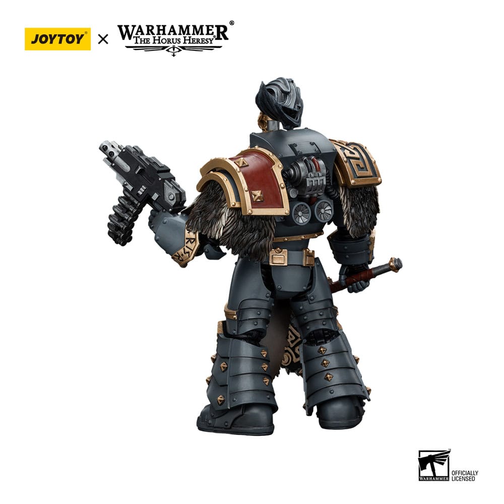[PREORDER] Warhammer The Horus Heresy Action Figure 1/18 Space Wolves Varagyr Wolf Guard Squad Varagyr Thegn 12 cm