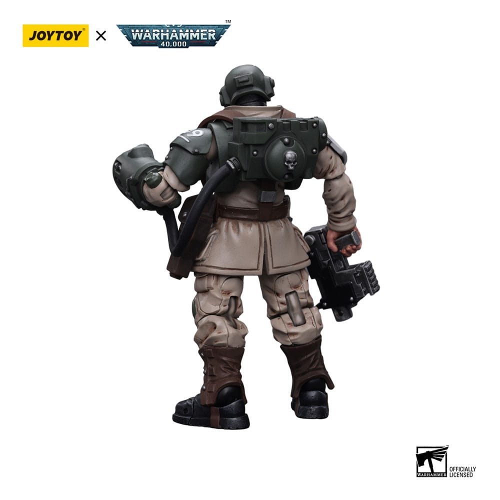 [PREORDER] Warhammer 40k Action Figure 1/18 Astra Militarum Cadian Command Squad Veteran Sergeant with Power Fist 12 cm