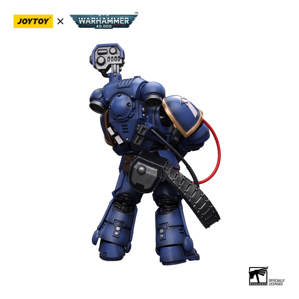 [PREORDER] Warhammer 40k Action Figure 1/18 Ultramarines Desolation Marine with Castellan Launcher (Superfrag) 12 cm