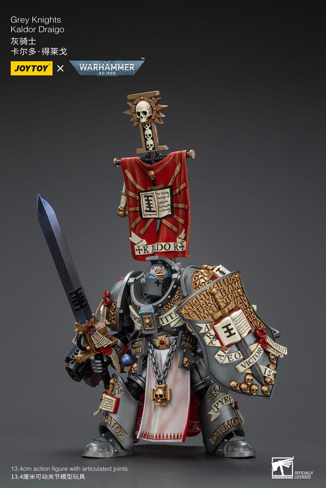[PREORDER] Warhammer 40k Action Figure 1/18 Grey Knights Kaldor Draigo 14 cm
