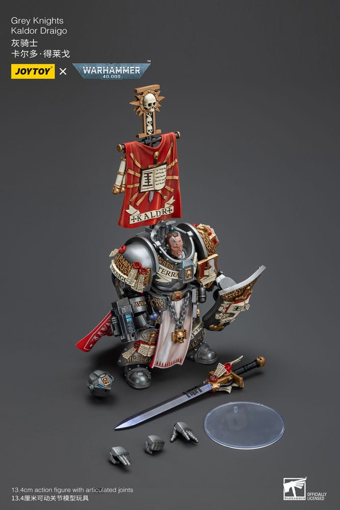 [PREORDER] Warhammer 40k Action Figure 1/18 Grey Knights Kaldor Draigo 14 cm