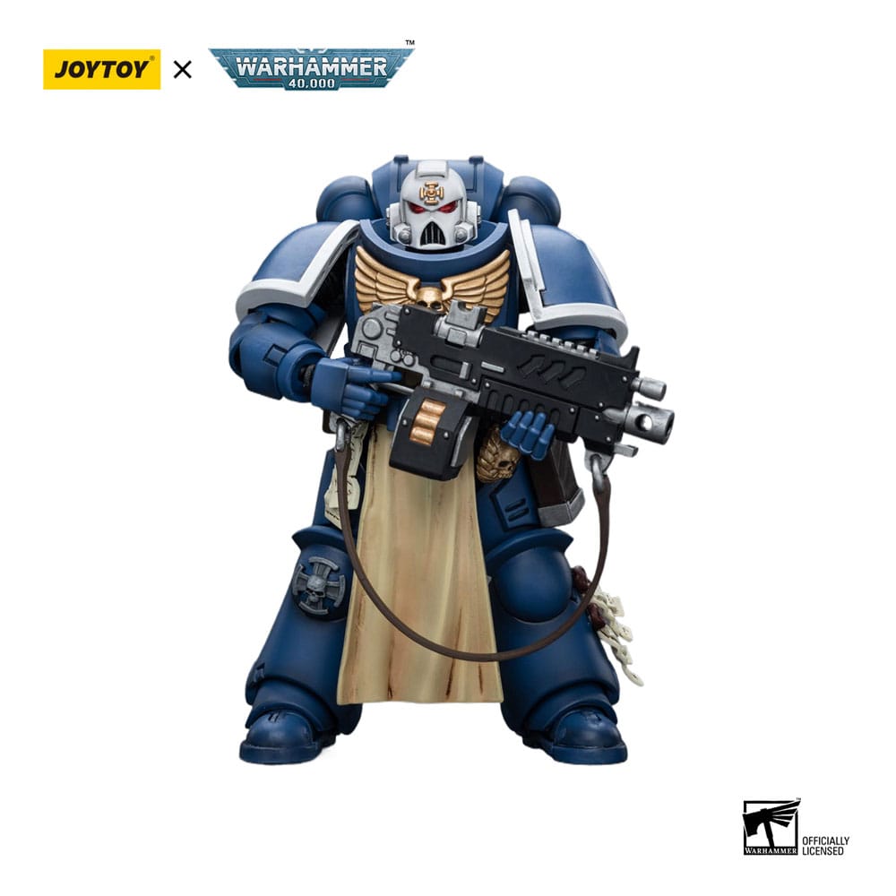 [PREORDER] Warhammer 40k Action Figure 1/18 Ultramarines Sternguard Veteran with Auto Bolt Rifle 12 cm